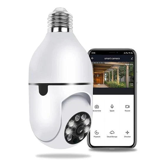 CAM360™ : Caméra Ampoule 4K 360°, SECURISER CE QUI COMPTE DES AUJOURD'HUI