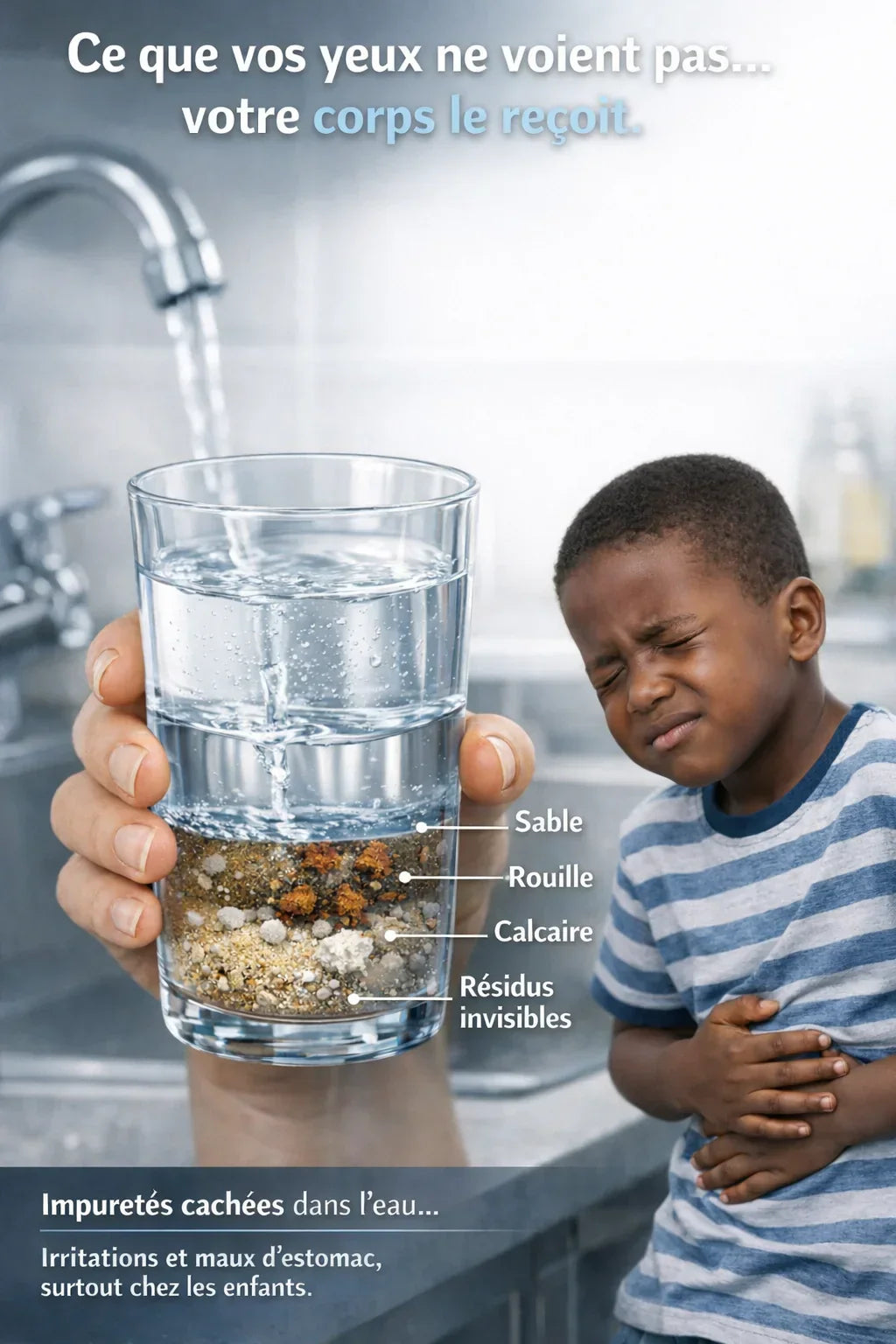 Sauve Vie : Filtre à eaux pour robinet