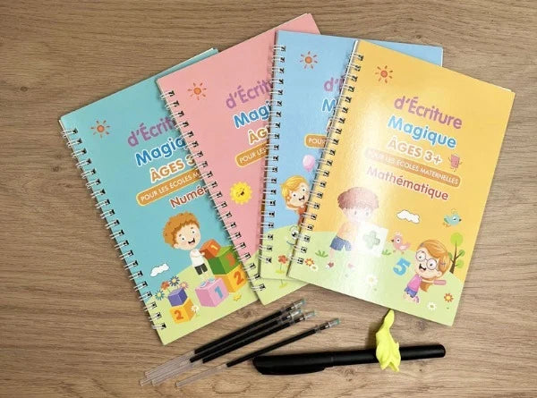 CAHIER MAGIC : AIDE VOTRE ENFANT A DEVENIR LE 1er DE LA CLASSE GRACE A CELA (AR/FR) NE
