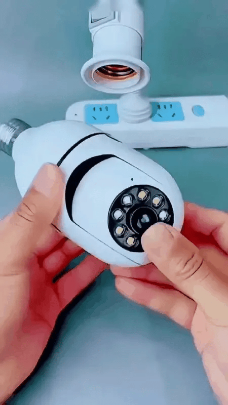 CAM360™ : Caméra Ampoule 4K 360°, SECURISER CE QUI COMPTE DES AUJOURD'HUI