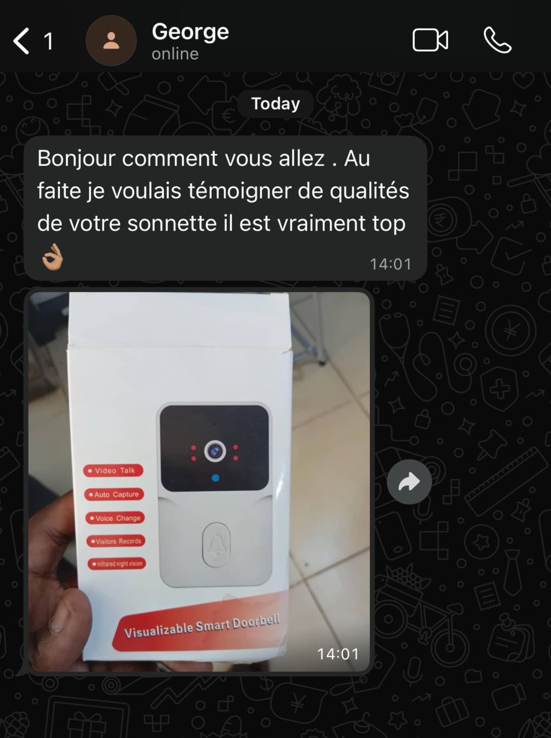 SonnettePro™: La sonnette intelligente à caméra
