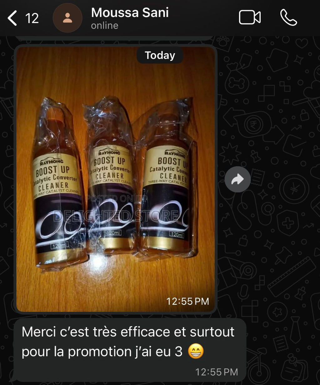 BOOST UP™ : LE NETTOYEUR DE CATALYSEUR TESTER ET APPROUVER PAR TOUS GB