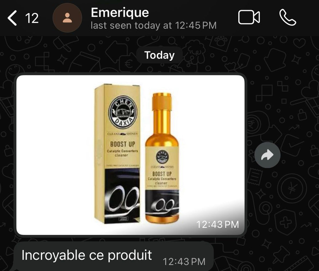 BOOST UP™ : LE NETTOYEUR DE CATALYSEUR TESTER ET APPROUVER PAR TOUS BJ