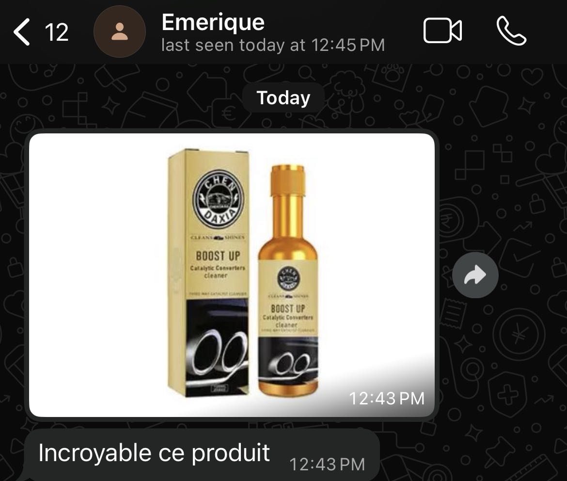 BOOST UP™ : LE NETTOYEUR DE CATALYSEUR TESTER ET APPROUVER PAR TOUS BJ